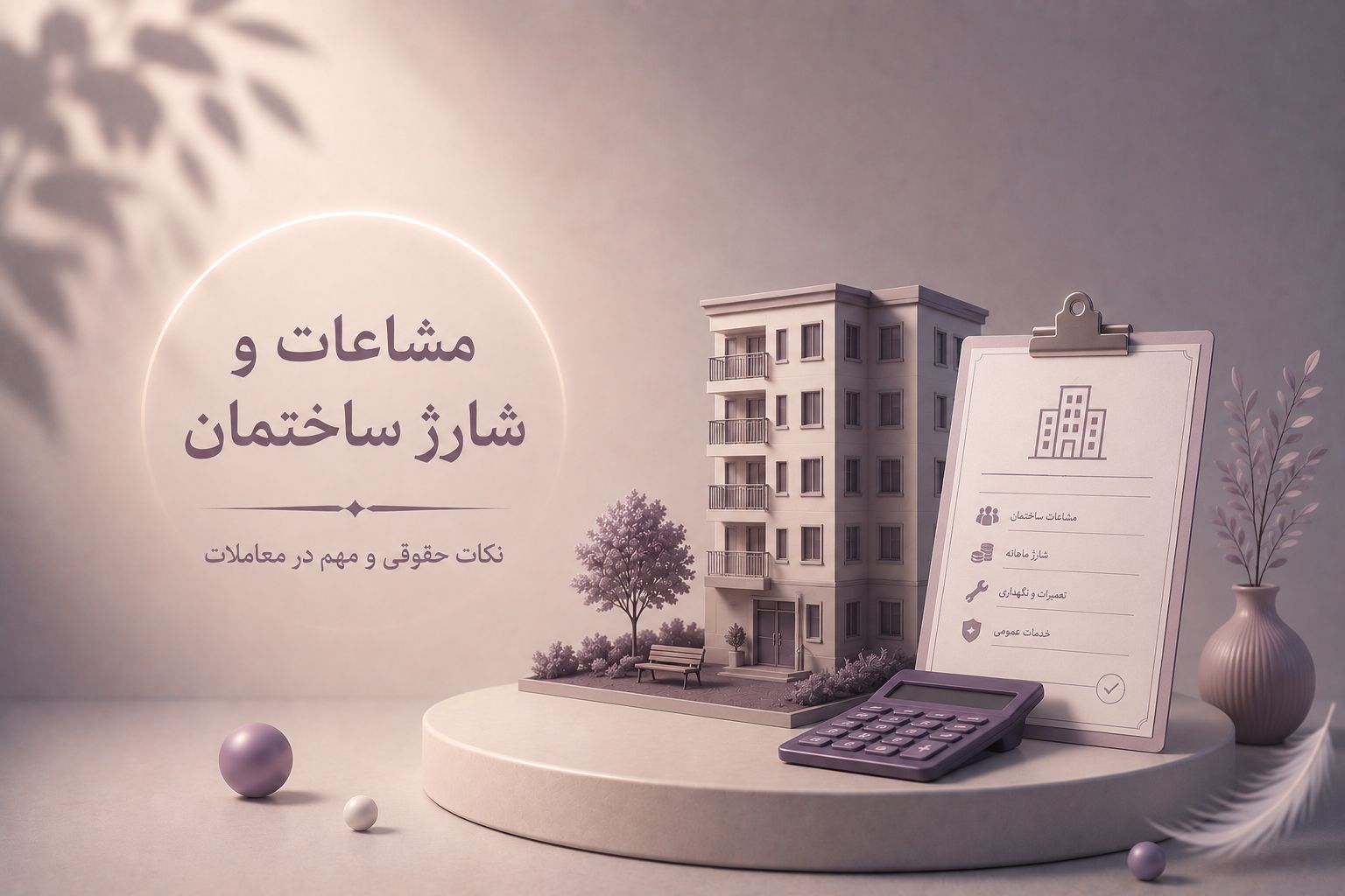 راهنمای حقوقی مشاعات و شارژ ساختمان